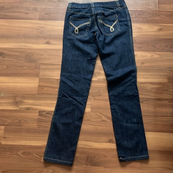 Girls 725 Originals Size 5 (30) Dark Wash - Picture 4 of 8